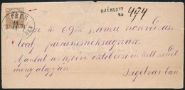 1871 Kőnyomat 15kr "E" Tipusú Bélyeg Ajánlott Levélen "PÉCS FÜNFKIRCHEN" - "SZIGETVÁR SOMOGY M." (95.000++) - Otros & Sin Clasificación