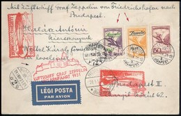 1931 Zeppelin Magyarországi útja Levél Zeppelin Teljes Sorral / Zeppelin Flight To Hungary, Mi 478-479 On Cover From Fri - Other & Unclassified