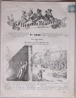 1882 Fliegende Blätter ívszéles 1kr Hírlapilleték Bélyeggel, Soproni Hírlapkiadó Bélyegzéssel - Autres & Non Classés