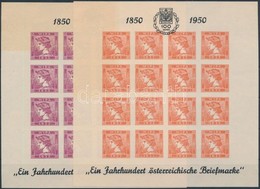 (*) 1851 Hírlapbélyeg újnyomat Kisívek Eredetileg Az 1933-as WIPA-ra, Felülnyomva Az Osztrák Bélyegcentenáriumra, 5 Külö - Sonstige & Ohne Zuordnung