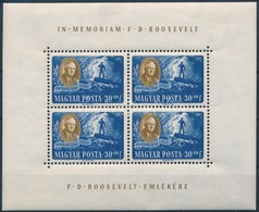 * 1947 Roosevelt 30f Egyenes Képállású Kisív - Sonstige & Ohne Zuordnung