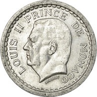 Monnaie, Monaco, Louis II, Franc, 1943, TTB, Aluminium, KM:120 - 1922-1949 Louis II