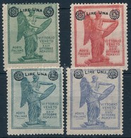 * Olaszország 1924 Új Líra Felülnyomott Sor Mi 201-204 (MI EUR 160,-) - Sonstige & Ohne Zuordnung