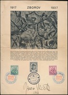 Csehszlovákia 1937 - Sonstige & Ohne Zuordnung