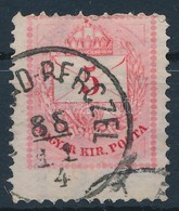O 1881 5kr Látványosan Elfogazott Bélyeg "(NÓGRÁ)D-BERCZEL" - Sonstige & Ohne Zuordnung