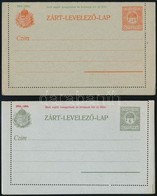 1915 2 Db Használatlan Hadisegély Díjjegyes Zárt Levelezőlap, 6 + 10f (3.800) - Sonstige & Ohne Zuordnung