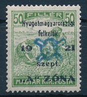 ** Nyugat-Magyarország II. 1921 Arató 50f Garancia Nélkül (18.000) - Sonstige & Ohne Zuordnung