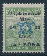 ** Nyugat-Magyarország II. 1921 Arató 50f Garancia Nélkül (18.000) - Sonstige & Ohne Zuordnung