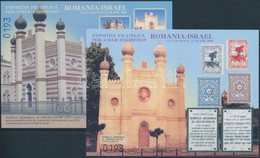 ** 2000 Román - Izraeli Bélyegkiállítás 6 Darabos Garnitúra Fényes Papíron, Azonos Sorszámmal - Sonstige & Ohne Zuordnung