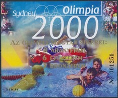 ** 2000/53 A Sydney Olimpia Magyar Sikerei Emlékív Arany Felülnyomással - Otros & Sin Clasificación