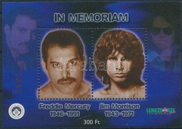 ** 2001 In Memoriam Freddie Mercury - Jim Morrison - Sonstige & Ohne Zuordnung