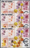 ** 2001/50 Jön Az Euro... Emlékív + "000000" Sorszámmal és Sorszám Nélküli Változat - Sonstige & Ohne Zuordnung