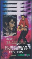 ** 2002/29 Elvis Presley Halálának 25. évfordulója 4 Db Emlékív Hátoldali Felirattal - Sonstige & Ohne Zuordnung