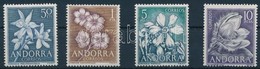 ** 1966 Virágok Sor, Flowers Set Mi 67-70 - Sonstige & Ohne Zuordnung