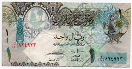 QATAR 1 RIYAL 2008 P-28  CIRCOLATED - Qatar