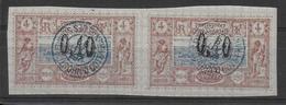 COTE DES SOMALIS - 1899 - YVERT N° 22 En PAIRE ! OBLITERE - COTE = 110+ EUR. - - Gebraucht