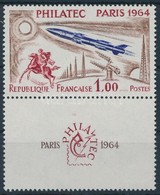 ** 1964 Kiállítás "Philatec", Párizs (III). Bélyeg Szelvénnyel, Exhibition "Philatec", Paris (III). Stamp With Coupon Mi - Autres & Non Classés