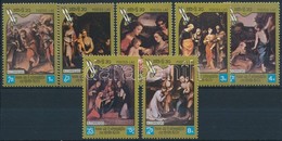 ** 1984 Correggio Festmények Sor, Correggio Paintings Set Mi 758-764 - Autres & Non Classés