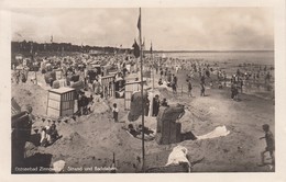 ZINNOWITZ Usedom 1930 " Badeleben Und Personen Am Strand " Frankierter Bedarf > Landsberg Warthe - Zinnowitz