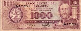 PARAGUAY 1000 GUARANIES 1982 P-207 CIRCOLATED - Paraguay