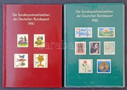 ** 1980-1981 2 Db Évkönyv, Benne Feketenyomat - Sonstige & Ohne Zuordnung