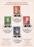 1952 Wohlfart Sor Vöröskereszt Kiállítási Emléklapon - Autres & Non Classés