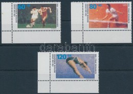 ** 1988 Sporthilfe, Olimpia ívsarki Sor, Sporthilfe, Olympics Corner Set Mi 1353-1355 - Other & Unclassified