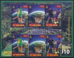 ** 2010 Futball Világbajnokság, Dél-Afrika Sor + Blokk, Football World Cup, South Africa Set + Block Mi 1117-1119 + Mi 5 - Sonstige & Ohne Zuordnung