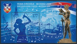 ** 2008 Eurovision Dalverseny, Belgrád Blokk, Eurovision Song Contest, Belgrad Block Mi 5 - Autres & Non Classés