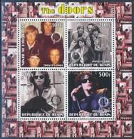 ** Benin 2003 Híres Zenekarok: The Doors Kisív - Sonstige & Ohne Zuordnung