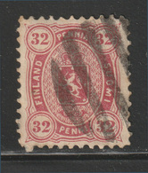 Finland - 1875 - Rare - ( Coat Of Arms - 32p ) - As Scan - Used Stamps