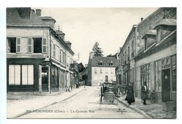 18 - Cher -  Nerondes - La Grande Rue  (0619) - Nérondes