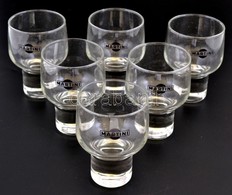 Martinis üvegpohár, 6 Db, Kopásnyomokkal, M: 10,5 Cm - Glas & Kristall