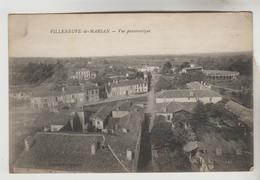 CPA VILLENEUVE DE MARSAN (Landes) - Vue Panoramique - Villeneuve De Marsan