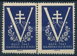 1942 BUÉK - Rampacher Pál Levélzáró Pár - Non Classés