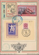 1941 Nemzetközi Vásár 3 Klf Levélzáró Alkalmi Emléklapon - Ohne Zuordnung