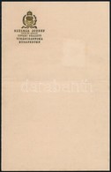 1895 Bp., Szelnár József Cs. és Kir. Udvari Szállító Virágcsarnoka Számlája Egy Pálmakoszorúról, A Pénzügyi Főosztály Ré - Non Classés