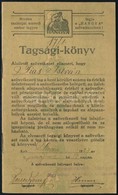 1927 A Hangya Szövetkezet Tagsági Könyve, Moson Városi Tag Részére Kiállítva, Szép állapotban, 16p - Ohne Zuordnung