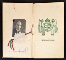 1943 Magyaróvári M. Kir. Mezőgazdasági Főiskola Leckekönyv, 50 Fillér Illetékbélyeggel - Ohne Zuordnung