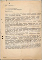 1963 Bp., Afrikai Vadászatról Készített Feljegyzés Földes László Belügyminiszter-helyettes Részére - Ohne Zuordnung