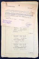 1948 Eljárás Az Embersportfogadás (toto) Lebonyolítására és Kiértékelésére, Ehhez Való Nyomtatbányok, Táblázatok, Tikets - Ohne Zuordnung