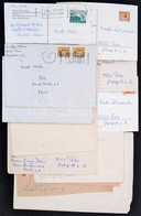 1971-1982 Pécs, Arató Pál Kirakatrendező Iparművésznek Küldött Levelek, Képes- és Levelezőlapok, és Részben üres Boríték - Other & Unclassified