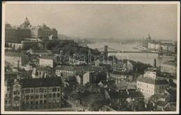 Cca 1930 Kinszki Imre (1901-1945) Budapesti Fotóművész Hagyatékából, Jelzés Nélküli Vintage Fotó (Látkép Budáról), 8,6x1 - Autres & Non Classés