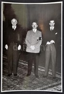 1935 Adolf Hitler Német Kancellár, John A. Simon Brit Külügyminiszter, és Anthony Eden Brit Népszövetségi ügyek Miniszte - Sonstige & Ohne Zuordnung