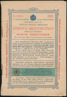 1897 M. Kir. Országos Központi Mintapincében Kezelt és Leüvegelt Borok árjegyzéke. 1897. 8. Szám. Bp., Pallas-ny., Az Ut - Werbung