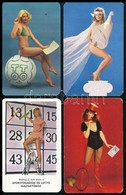1967-1989 15 Db Vegyes Kártyanaptár, Közte Enyhén Erotikusak Is - Werbung