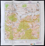 Cca 1991 Észak-Magyarország-Szlovákia Határterület (Salgótarján, Filakovo Stb.) 6 Db Topográfiai Térkép, Magyar Honvédsé - Sonstige & Ohne Zuordnung