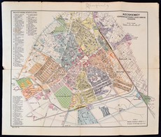 Cca 1920-1930 Kecskemét Törvényhatósági Jogú Város Térképe, Kiadja A Magyar Földrajzi Intézet, 1:10000, Tetején Tollal í - Sonstige & Ohne Zuordnung