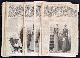 1892 Magyar Bazár 2-24. Számai, Az 5. Szám Címlapja Hiányzik, Sérült, Benne Szakadt, Sérült Lapokkal Is, Kissé Viseltes  - Ohne Zuordnung