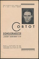 1934 Január Műsorfüzet A Címlapon Cortot Zongoraestje, Valamint Károlyi Gyula Zongoraestje, Szánthó Enid ária és Dalestj - Sonstige & Ohne Zuordnung